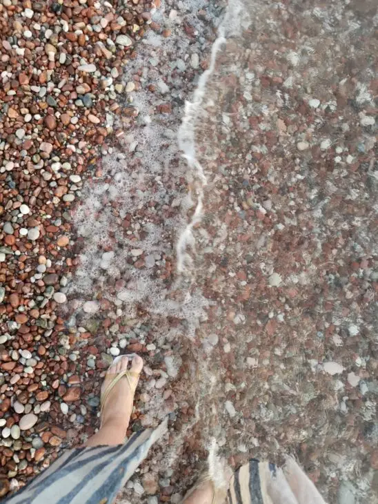 Wasser und Steine